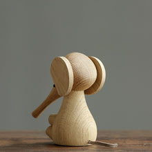 Load image into Gallery viewer, Wooden Elephant Figurine
