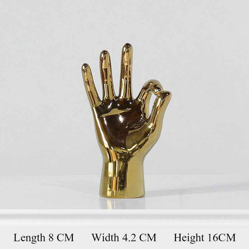 Golden Hand Gesture