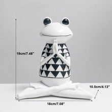 Load image into Gallery viewer, Yoga Frog Sculpture
