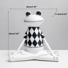 Load image into Gallery viewer, Yoga Frog Sculpture
