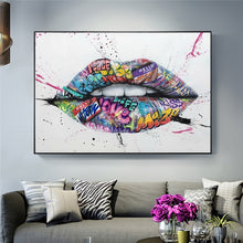 Load image into Gallery viewer, Lips Street Graffiti
