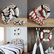 Load image into Gallery viewer, Nautical Lifebuoy Wall Hanging
