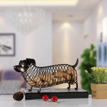 Load image into Gallery viewer, Dachshund Wine Cork Container

