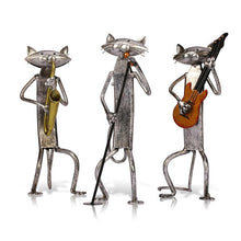 Load image into Gallery viewer, Metal Cat Musical Band
