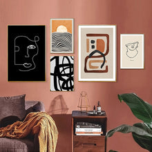 Load image into Gallery viewer, Vintage Abstract Face
