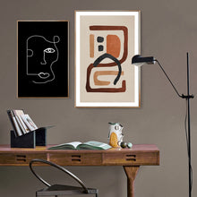 Load image into Gallery viewer, Vintage Abstract Face
