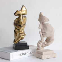 Load image into Gallery viewer, Silence is Golden Mask Sculpture
