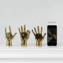 Load image into Gallery viewer, Golden Hand Gesture
