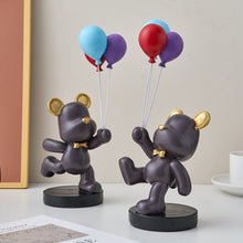 Load image into Gallery viewer, Abstract Bear with Balloons
