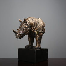 Load image into Gallery viewer, Retro Rhino Sculpture
