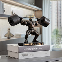 Load image into Gallery viewer, Weightlifting Hercules Decor Statue
