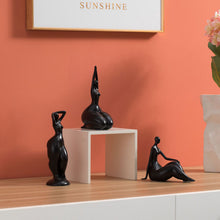 Load image into Gallery viewer, Ceramic Abstract Woman Art Figurine
