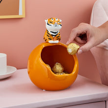 Load image into Gallery viewer, Ceramic Chubby Tiger Storage
