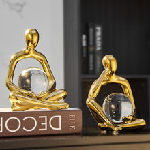 Load image into Gallery viewer, Ceramic Abstract Crystal Figurines

