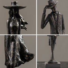 Load image into Gallery viewer, Classic Lady and Gentleman Sculpture

