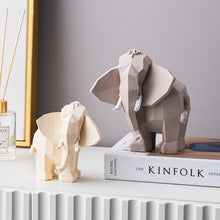 Load image into Gallery viewer, Modern Geometric Elephant Sculpture

