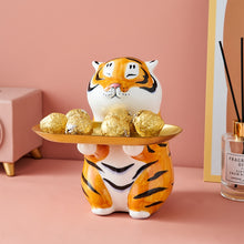 Load image into Gallery viewer, Ceramic Chubby Tiger Storage
