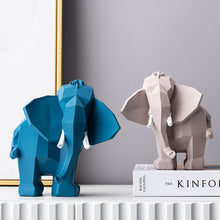 Load image into Gallery viewer, Modern Geometric Elephant Sculpture
