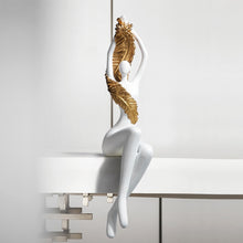 Load image into Gallery viewer, Abstract Feather Lady Sculpture
