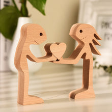 Load image into Gallery viewer, Wooden Lover Figurines
