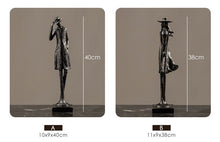 Load image into Gallery viewer, Classic Lady and Gentleman Sculpture
