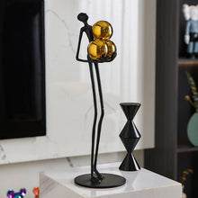 Load image into Gallery viewer, Metal Hold The Ball Figurine
