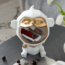 Load image into Gallery viewer, Singing Monkey Storage Decor
