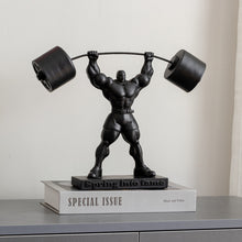 Load image into Gallery viewer, Weightlifting Hercules Decor Statue
