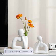 Load image into Gallery viewer, Ceramic Family Themed Vase
