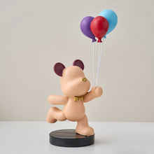 Load image into Gallery viewer, Abstract Bear with Balloons
