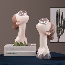 Load image into Gallery viewer, Modern Love Girl Sculpture
