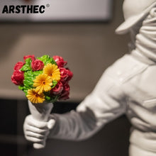 Load image into Gallery viewer, Masked Flower Thrower Sculpture - Arsthec®

