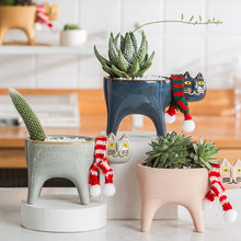 Load image into Gallery viewer, Animated Cat Ceramic Vase
