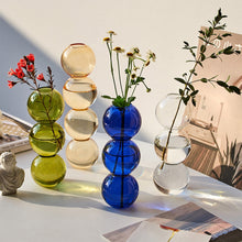 Load image into Gallery viewer, Stacked Sphere Glass Vase
