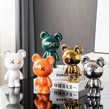 Load image into Gallery viewer, Ceramic Cross Eyed Bear
