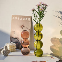 Load image into Gallery viewer, Stacked Sphere Glass Vase
