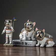 Load image into Gallery viewer, Space Bulldog Astronaut Figurines
