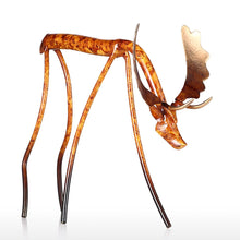 Load image into Gallery viewer, Iron Moose Sculpture
