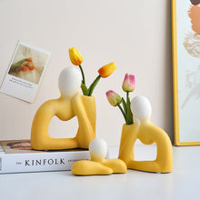 Load image into Gallery viewer, Ceramic Family Themed Vase
