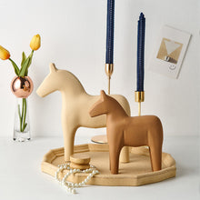 Load image into Gallery viewer, Wooden Minimalist Horse Figurine
