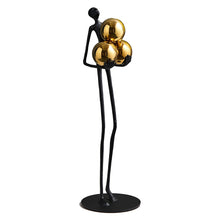Load image into Gallery viewer, Metal Hold The Ball Figurine
