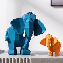 Load image into Gallery viewer, Modern Geometric Elephant Sculpture
