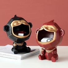 Load image into Gallery viewer, Singing Monkey Storage Decor

