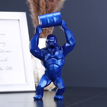 Load image into Gallery viewer, Geometric Mad King Kong Statue
