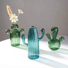 Load image into Gallery viewer, Cactus Glass Vase

