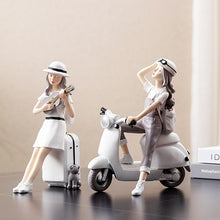 Load image into Gallery viewer, Summer Travel Girls Figurine
