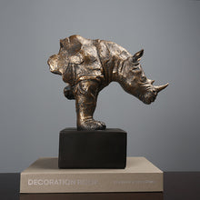 Load image into Gallery viewer, Retro Rhino Sculpture
