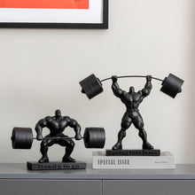 Load image into Gallery viewer, Weightlifting Hercules Decor Statue
