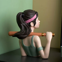 Load image into Gallery viewer, Tenacious Girl Sculpture Decor
