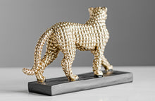 Load image into Gallery viewer, Abstract Golden Cheetah Figurine
